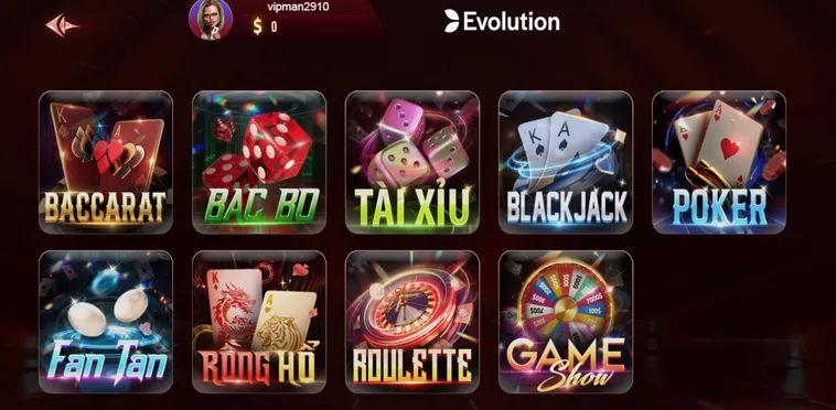 Khám Phá Thế Giới Evolution Livestream Tại ManClub Với Trải Nghiệm Sòng Bài Đỉnh Cao Nhất