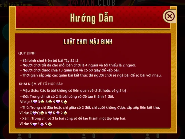 Mậu Binh Tại ManClub Đỉnh Cao Trí Tuệ Cho Những Cao Thủ Săn Tiền Thưởng