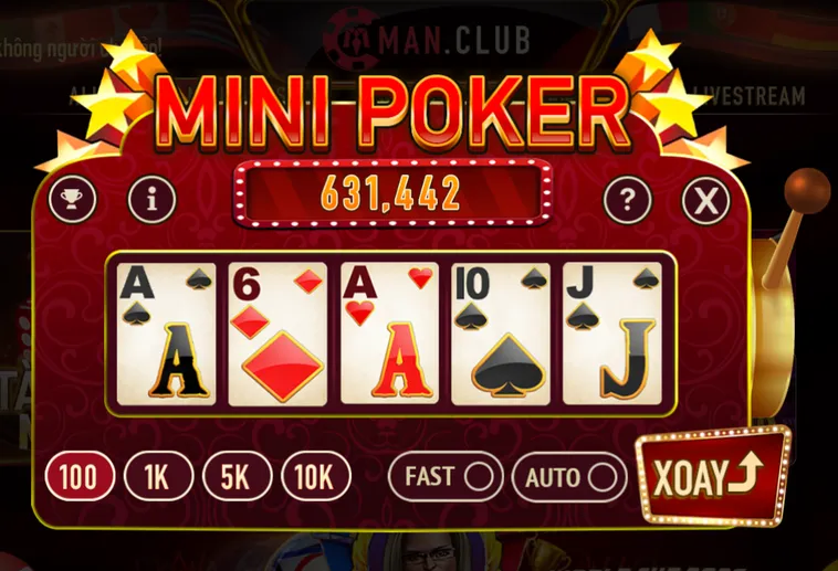 Chinh Phục Minigame Mini Poker Tại ManClub Với Kỹ Năng Đấu Trí Đỉnh Cao