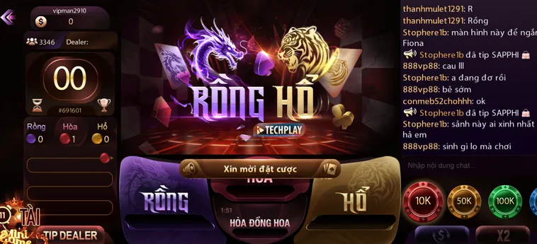 Chinh Phục Đỉnh Cao Rồng Hổ Livestream Tại ManClub Với Chiến Thuật Cược Hiệu Quả
