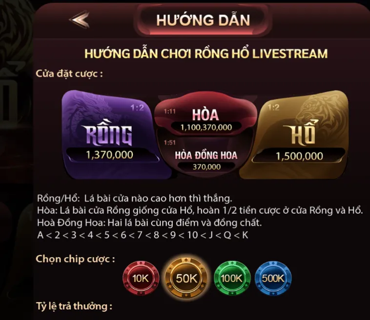 Chinh Phục Đỉnh Cao Rồng Hổ Livestream Tại ManClub Với Chiến Thuật Cược Hiệu Quả