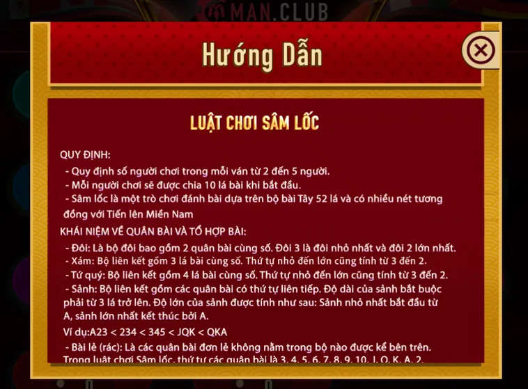 Thử Thách Bản Lĩnh Cùng Siêu Phẩm Sâm Lốc Tại ManClub Với Phần Thưởng Cực Khủng