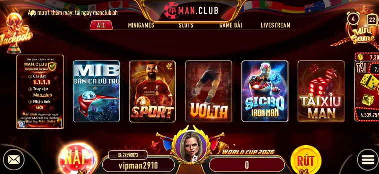 Cổng Game ManClub - Sân Chơi Đổi Thưởng Đẳng Cấp Cho Phái Mạnh