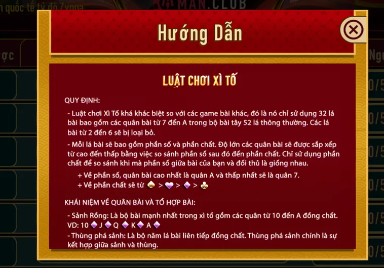 Xì Tố Tại ManClub Trò Chơi Thẻ Bài Đầy Kịch Tính Với Phần Thưởng Lớn Hấp Dẫn
